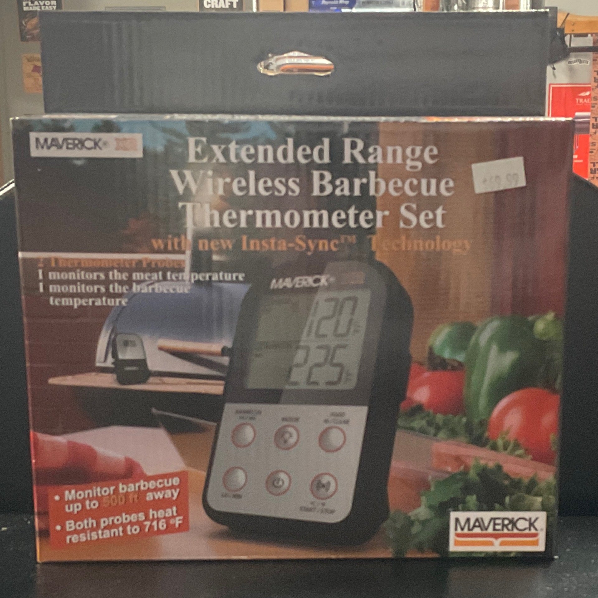 MAVERICK EXTENDED RANGE DIGITAL BBQ & MEAT THERMOMETER